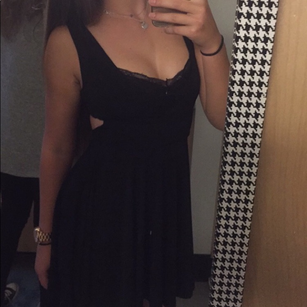 Silence + Noise Black Dress